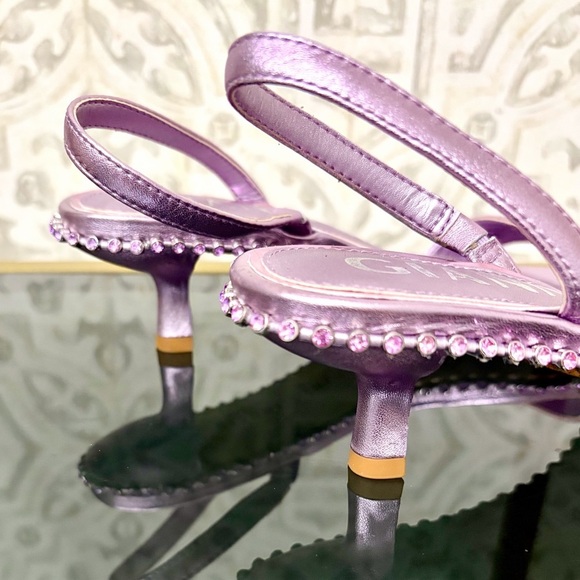 Gianni Bini Elena Bling Studded Detail Low Slingbacks, SZ 6.5 NWOB - Picture 5 of 7